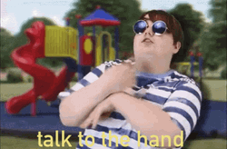 Amy Slaton Says Talk To The Hand GIF