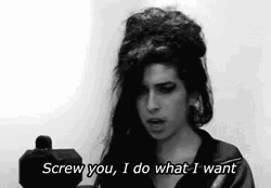 Amy Winehouse I Do What I Want GIF