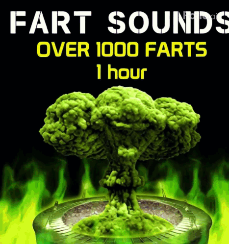 An Ad For Fart Sounds Over 1000 Farts 1 Hour GIF