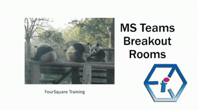 An Ad For Ms Teams Breakout Rooms Shows Panda Bears GIF
