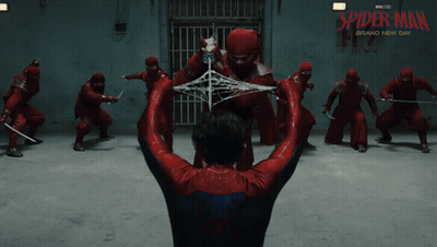 An Ad For Spider Man Brand New Day GIF