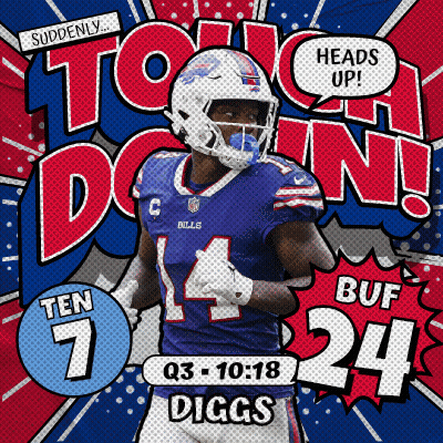 An Advertisement For A Football Player Named Buf 24 GIF