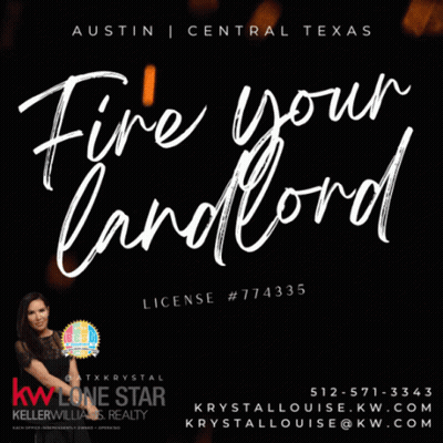 An Advertisement For A Real Estate Agent In Austin Texas GIF