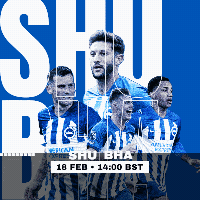 An Advertisement For A Soccer Game On February 18Th At 14:00 Bst GIF