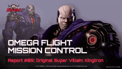 An Advertisement For A Video Game Called Omega Flight Mission Control GIF