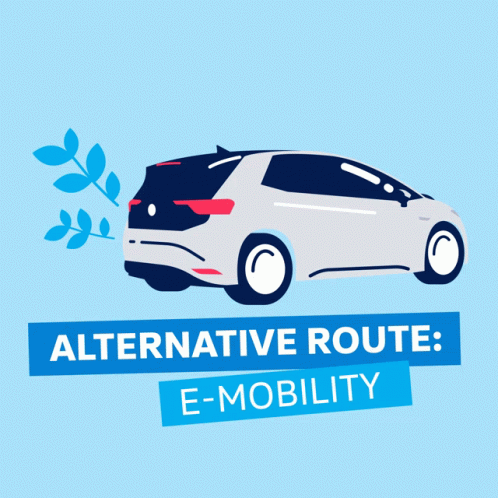 An Advertisement For An Alternative Route E-Mobility GIF