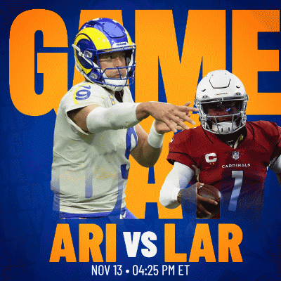 An Advertisement For Ari Vs Lar On Nov 13 GIF