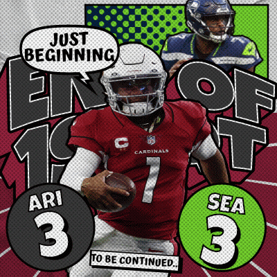 An Advertisement For Arizona Cardinals Football Player Ari 3 Running With The Ball GIF