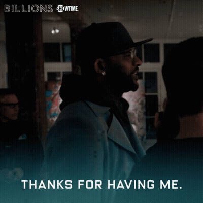 An Advertisement For Billions Showtime With A Man In A Hat GIF