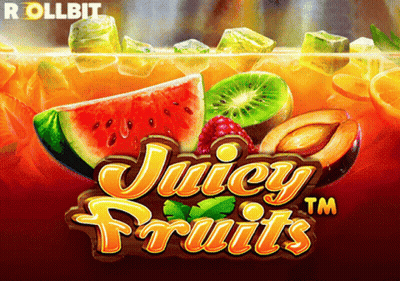 An Advertisement For Juicy Fruits Shows A Watermelon Kiwi Plum And Other Fruits GIF