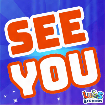 An Advertisement For Lucas & Friends Says See You GIF