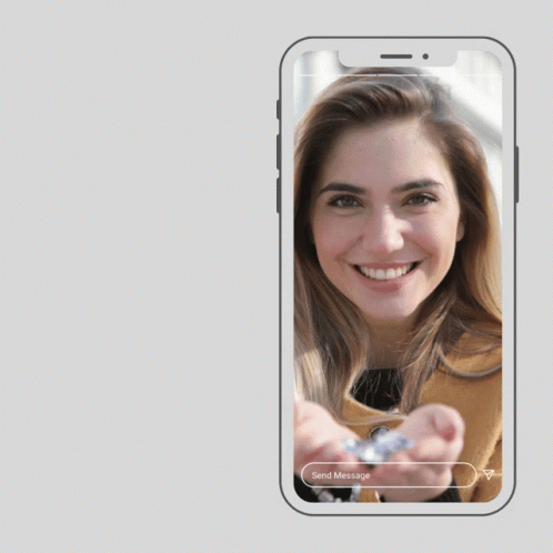 An Advertisement For Masri Orthodontics Shows A Woman Smiling And Holding Invisible Braces GIF