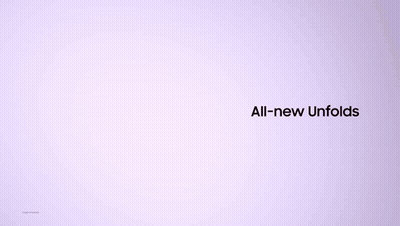 An Advertisement For The All-New Galaxy Z Fold8 Ultra Fold8 Galaxy Al GIF