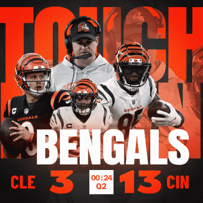 An Advertisement For The Bengals Football Team Shows Players And Coaches GIF