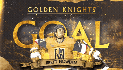 An Advertisement For The Golden Knights Hockey Team GIF