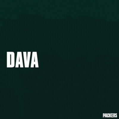 An Advertisement For The Green Bay Packers Shows A Man In A Green Jersey GIF