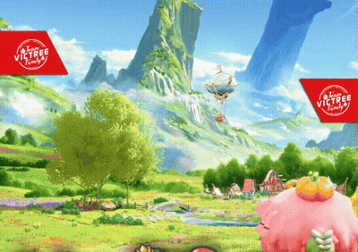An Advertisement For Virgin Free Family Shows A Cartoon Scene GIF