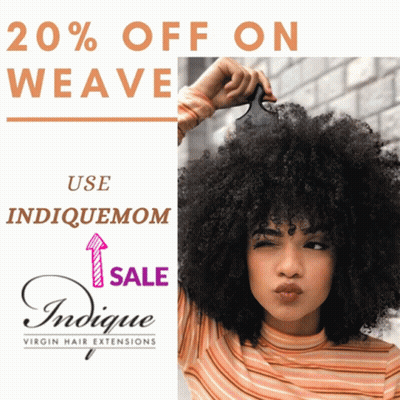 An Advertisement For Virgin Hair Extensions With A Woman Holding Her Hair GIF