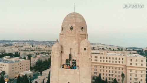 An Aerial View Of A Building With The Letters Lfvstw On The Bottom Right GIF