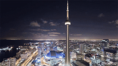 An Aerial View Of A City At Night With The Words Solocity On The Bottom Right GIF