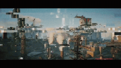 An Aerial View Of A City With A Watermark That Says ' Aerial Control ' On The Bottom Right GIF