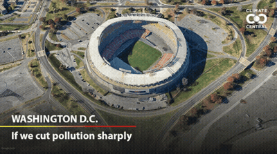An Aerial View Of A Stadium In Washington Dc GIF