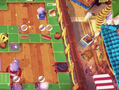 An Aerial View Of A Video Game With A Sign That Says ' Do Not Enter ' GIF