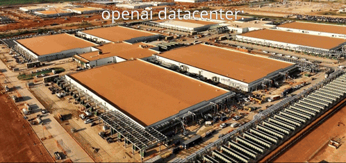 An Aerial View Of An Openai Data Center GIF