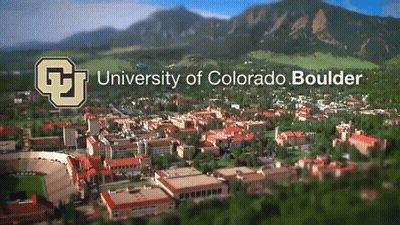 An Aerial View Of The University Of Colorado Boulder Is Shown GIF
