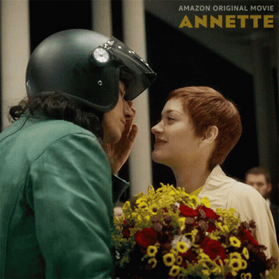An Amazon Original Movie Advertisement For Annette GIF