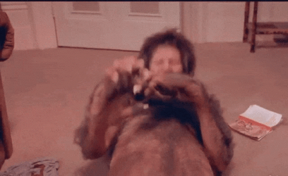 An American Werewolf In London Transformation  GIF