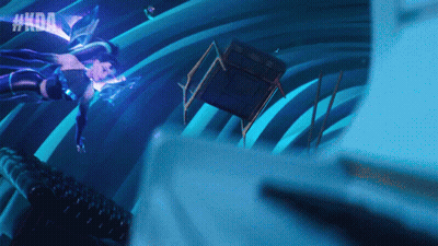 An Animated Image Of A Woman With The Hashtag #Kba On The Bottom GIF