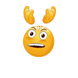 An Animated Smiley Face With The Word Wow Written Above It Sticker