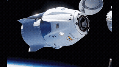 An Artist 'S Impression Of A Space Shuttle GIF