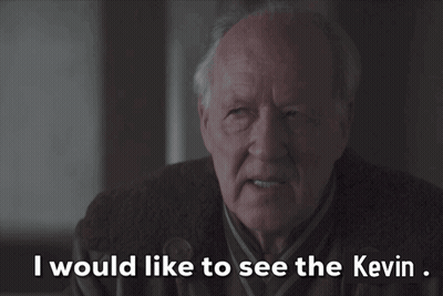 An Elderly Man Says " I Would Like To See The Kevin " GIF