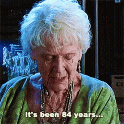 An Elderly Woman Says It 'S Been 84 Years ... GIF