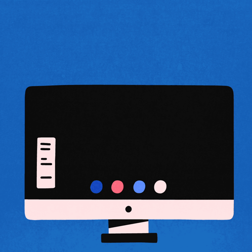 An Illustration Of A Computer With A Red Speech Bubble That Says Filing A Wildfire Claim GIF