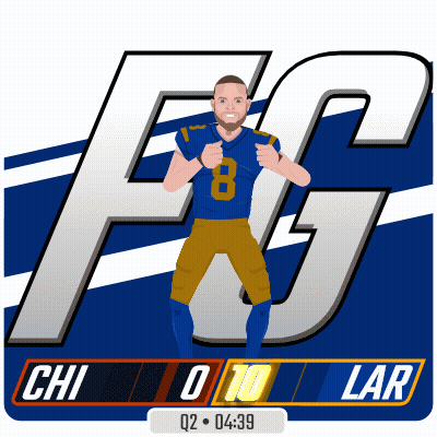 An Illustration Of A Football Player With The Number 8 GIF
