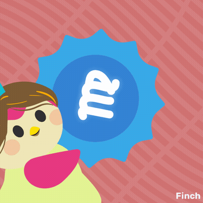 An Illustration Of A Girl With The Word Virgo On The Bottom GIF