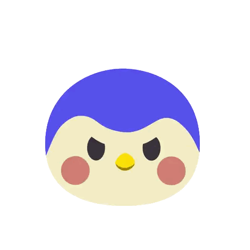 An Illustration Of A Penguin With The Words " The Grind Don 'T Stop " Sticker
