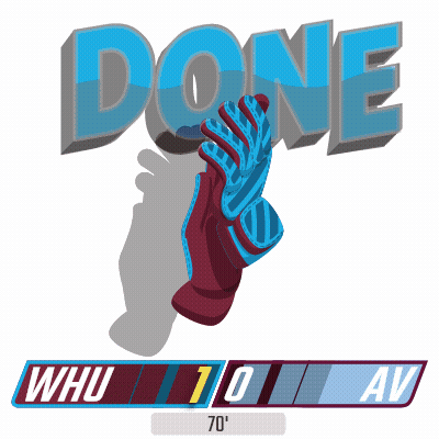 An Illustration Of A Person Wearing A Pair Of Gloves With The Words Whu 10 Av On The Bottom GIF