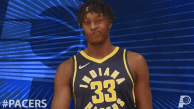 An Indiana Pacers Player Giving The Middle Finger GIF