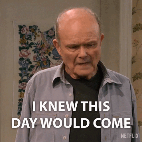An Older Man Says I Knew This Day Would Come Netflix GIF