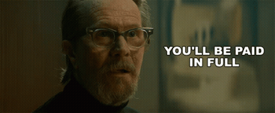 An Older Man With Glasses And A Beard Says You 'Ll Be Paid In Full GIF