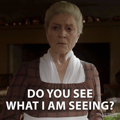 An Older Woman Says Do You See What I Am Seeing Netflix GIF
