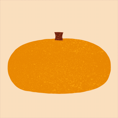 An Orange Pumpkin With The Words Feeling Grateful On It GIF