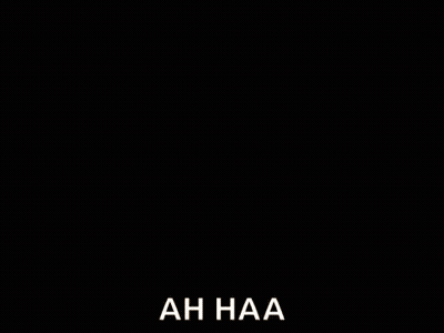An Ostrich Is Sitting On A Set Of Wooden Stairs With The Words `` Ah Haa '' Written Below It . GIF