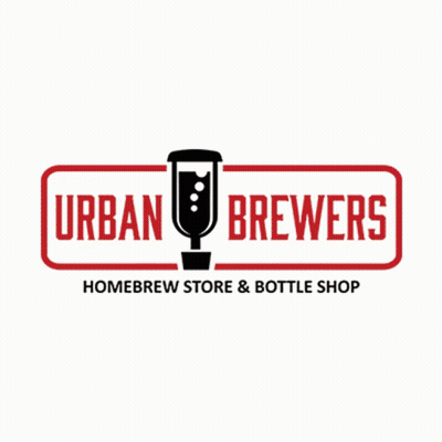 An Urban Brewers Homebrew Store And Bottle Shop Logo GIF