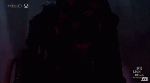 An Xbox E3 Live Advertisement With A Robot On It GIF