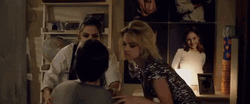 Ana De Armas Horror Attack Keanu Reeves GIF
